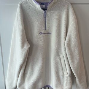 Champion Polar Fleece Quarter Zip Crew Neck